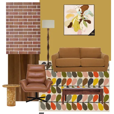 Mid century living room Interior Design Mood Board by grant.calvert@hotmail.com