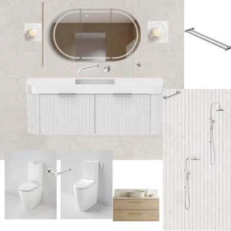 Bathroom ensuite option 2 Interior Design Mood Board by retallis on Style Sourcebook