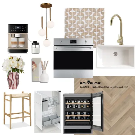 Warm toned Kitchen Interior Design Mood Board by Amelia.May on Style Sourcebook