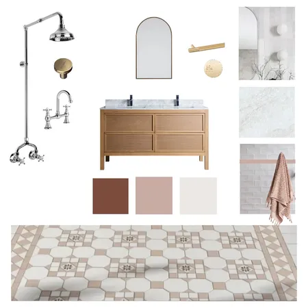 Hazlebank - Bathroom - Concept 11 Interior Design Mood Board by Dennis Hill Architecture
