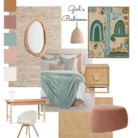 T.P. N° 1 Dormitorio Preadolescente (10 años) Interior Design Mood Board by FABRE on Style Sourcebook