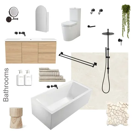 Bathrooms HP Interior Design Mood Board by JenniferMichelle