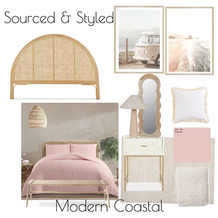 Modern Coastal Interior Design Mood Board by Jillian