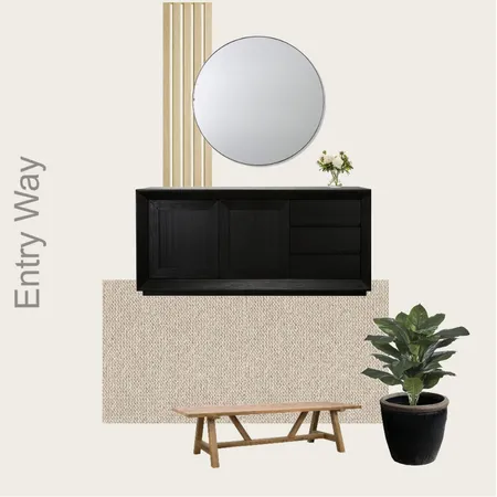 Entry Way Interior Design Mood Board by JenniferMichelle