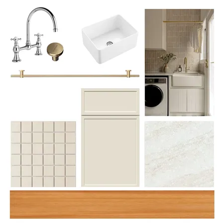Laundry - With MAtt Tiles Interior Design Mood Board by Dennis Hill Architecture