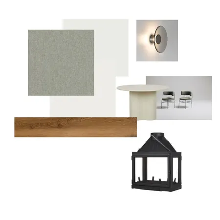 Dining/Fireplace Interior Design Mood Board by laurapierce89@outlook.com