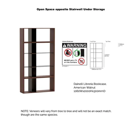 Open Space Bookcase Interior Design Mood Board by Lets See Design