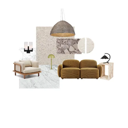 Yellow Interior Design Mood Board by Jia