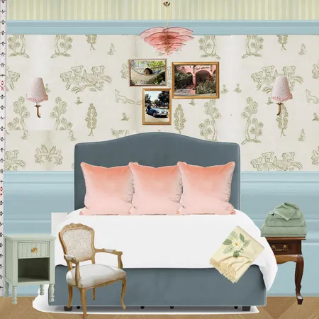 Guest Room Interior Design Mood Board by dl2407