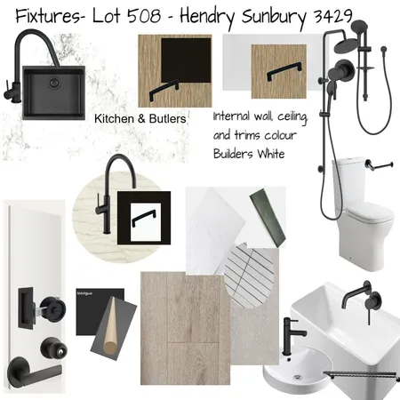 Hendry Drive, Sunbury 3429 Interior Design Mood Board by Sorisso71