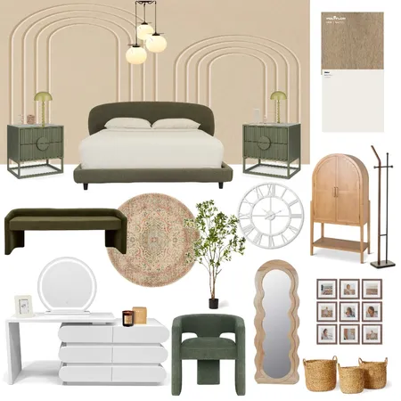 yatak odası Interior Design Mood Board by hira on Style Sourcebook