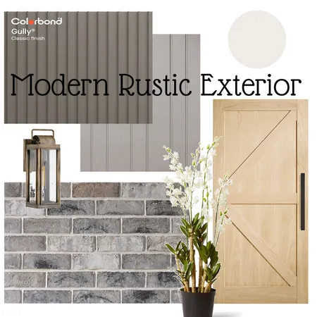 Modern Rustic Exterior Interior Design Mood Board by JJHarris on Style Sourcebook