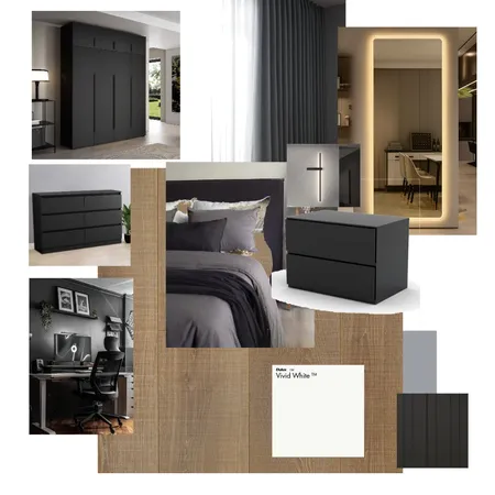 Stef dormitorio Interior Design Mood Board by Mariana Romero