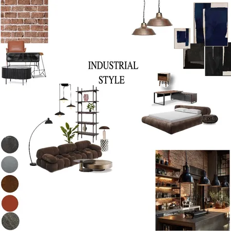 mood board 1 industrial Interior Design Mood Board by sofiemolinova on Style Sourcebook