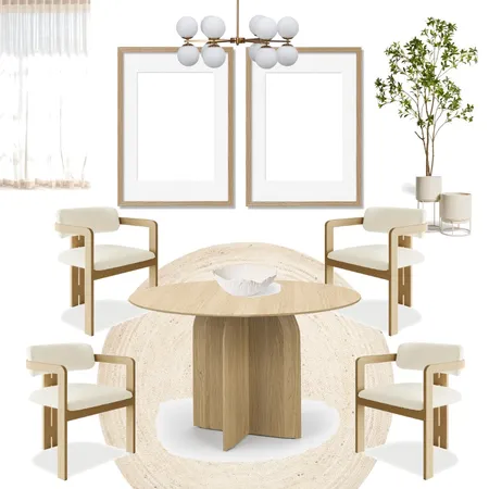 Poster Frame Dinning Room Interior Design Mood Board by Profile Australia