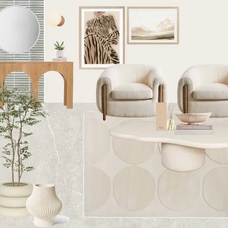 Marimekko Isot Kivet Natural White Interior Design Mood Board by Unitex Rugs