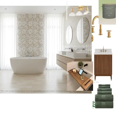 F&D Bathroom Interior Design Mood Board by nmccathern40@gmail.com