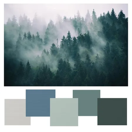 The Fading Forest Interior Design Mood Board by interiorology