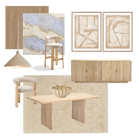 Elevated Kitchen/Dining - Light Interior Design Mood Board by BLYF Interiors