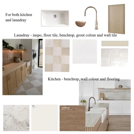 Salisbury Heights Kitchen Interior Design Mood Board by Linlin Interiors