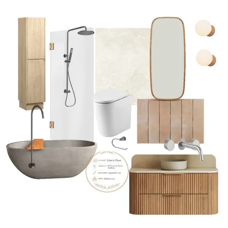 Bathroom- John and Eleni Interior Design Mood Board by jacquelineau@ymail.com