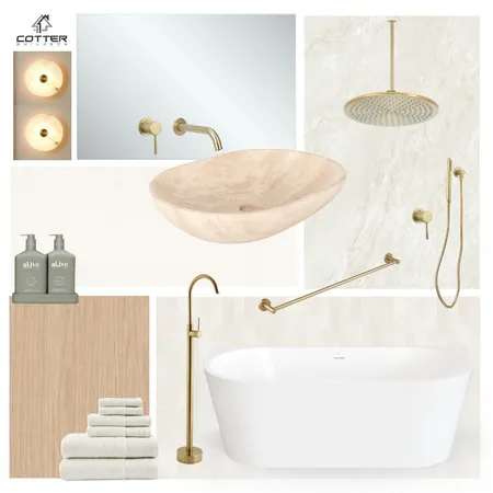 Tiaho House - Ensuite Interior Design Mood Board by Cotter Builders on Style Sourcebook