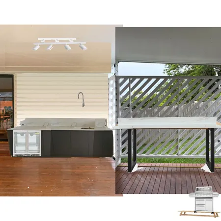 oudoor kitchen with stone floating bench Interior Design Mood Board by georgiaburkin@hotmail.com on Style Sourcebook