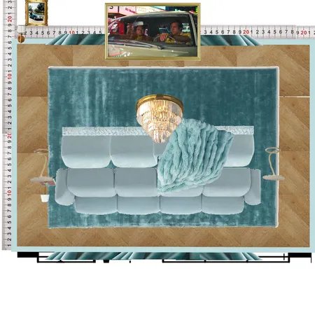 Cinema Blue Colour Drench Interior Design Mood Board by dl2407 on Style Sourcebook