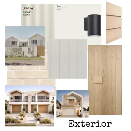 Warm Coastal Interior Design Mood Board by Myli