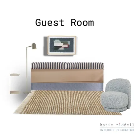 Guest room Interior Design Mood Board by Katie Riddell Interior Decorator on Style Sourcebook