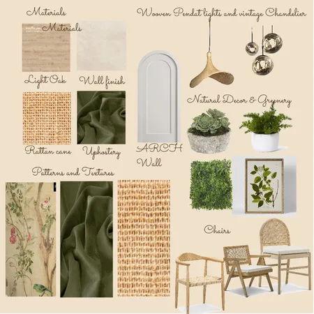Botanical Cafe Interior Design Mood Board by Hanamasiondesign on Style Sourcebook
