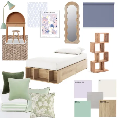 Moodbord habitacion nina 10 anos Interior Design Mood Board by clemence.amillet@gmail.com on Style Sourcebook