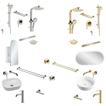 Ensuite Selections Interior Design Mood Board by IIDR Interior Design on Style Sourcebook