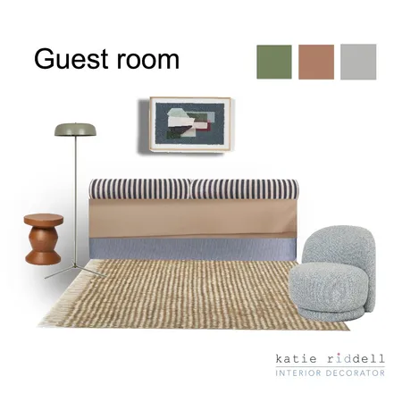 Guest room Interior Design Mood Board by Katie Riddell Interior Decorator on Style Sourcebook