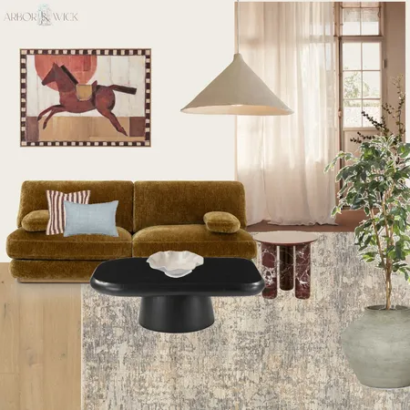 Emma Blomfield x Unitex Living Room Interior Design Mood Board by Arbor & Wick