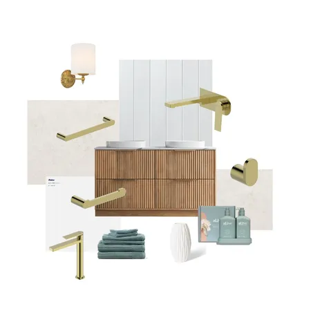 Brushed Brass Interior Design Mood Board by ESTELLE on Style Sourcebook