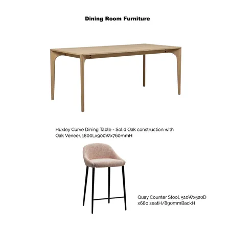 Hayden's Dining Room Interior Design Mood Board by Lets See Design