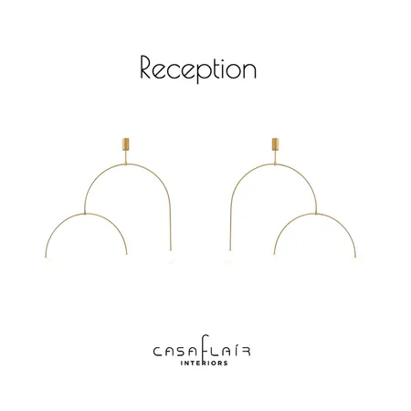 Reception Lighting Interior Design Mood Board by Casa Flair Interiors