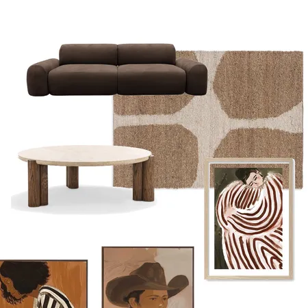 Brown living Interior Design Mood Board by BLYF Interiors on Style Sourcebook