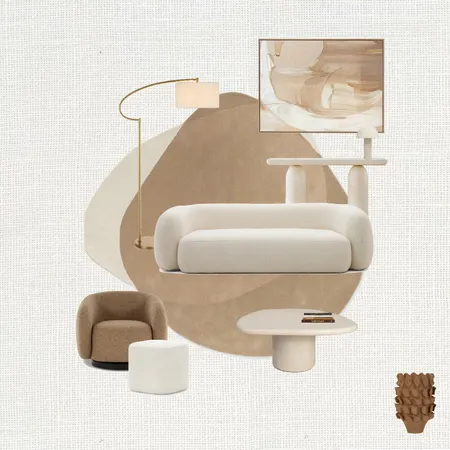 Textured Lounge - Natural Interior Design Mood Board by Carley Design Studio on Style Sourcebook