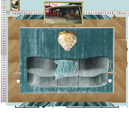 Cinema Blue Colour Drench Interior Design Mood Board by dl2407 on Style Sourcebook