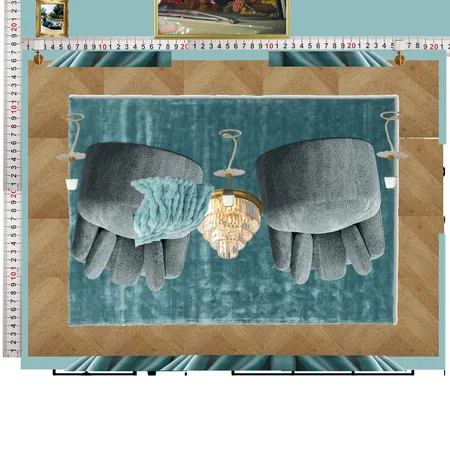 Cinema Blue Colour Drench Interior Design Mood Board by dl2407 on Style Sourcebook