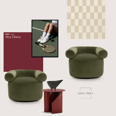 Cherry & Matcha Interior Design Mood Board by K A N L A    P E R L A on Style Sourcebook
