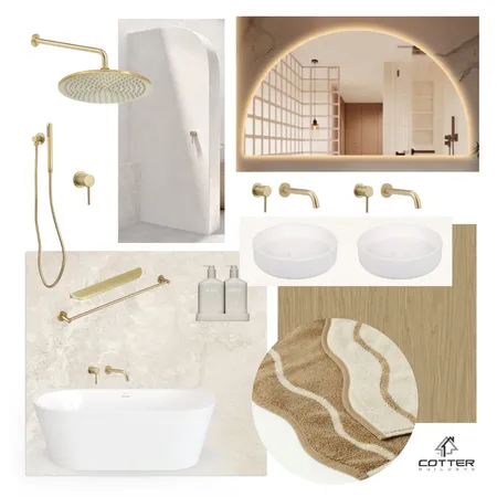 Solaire - Main Bathroom Interior Design Mood Board by Cotter Builders on Style Sourcebook