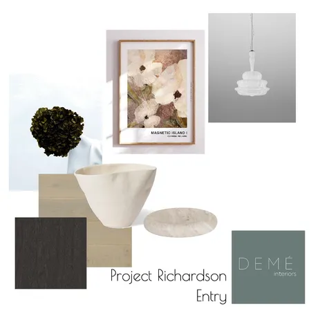 Project Richardson Entry Interior Design Mood Board by Demé Interiors on Style Sourcebook