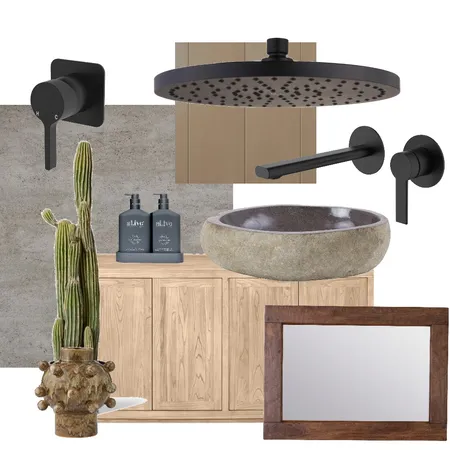 Ranch bathroom Interior Design Mood Board by Manzil interiors