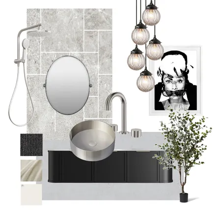 Black Mood Board Interior Design Mood Board by Beumont Mentone