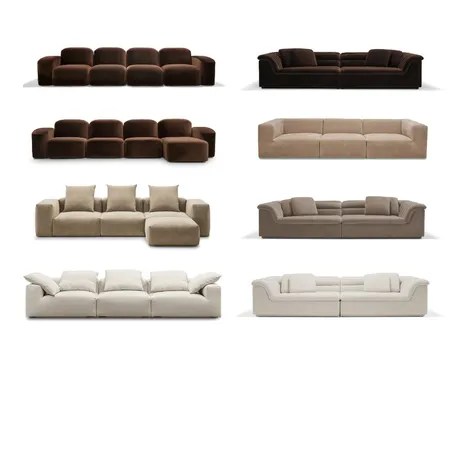 SOFAS Interior Design Mood Board by Katerina