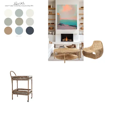 The Hamptons Design Style Board - MOD 3 - IDI - by AB Art + Design Interior Design Mood Board by AB Art + Design