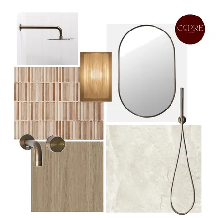 Copré Cove Main bathroom Interior Design Mood Board by COPRÈ INTERIORS on Style Sourcebook